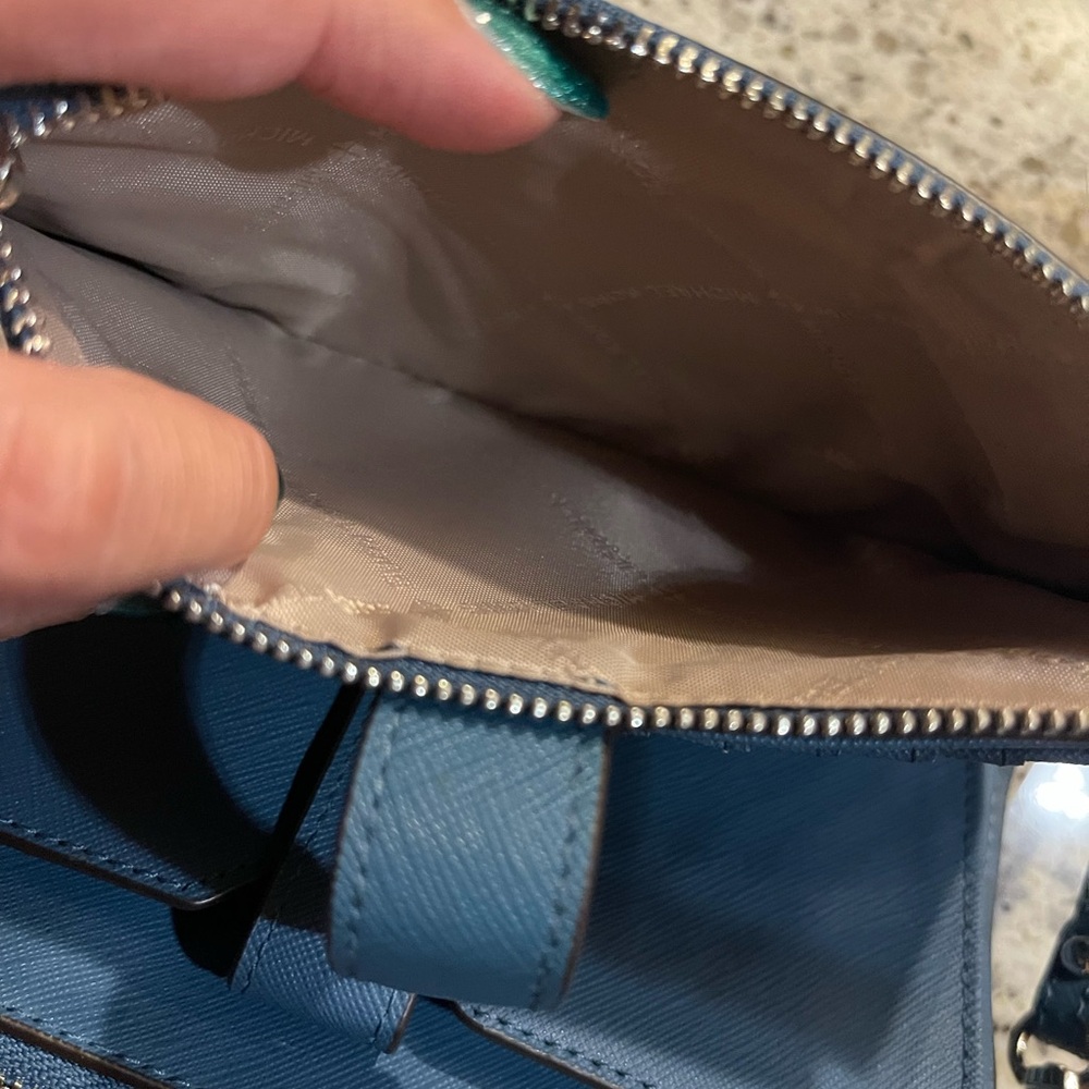 Michael Kors Blue Wristlet Wallet - Picture 12 of 13